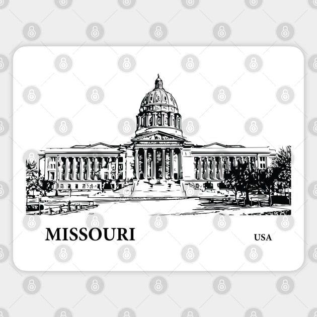 Missouri State USA Magnet by Lakeric